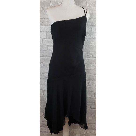 Express Silk One Shoulder Evening Dress - Size 12 - Picture 1 of 7
